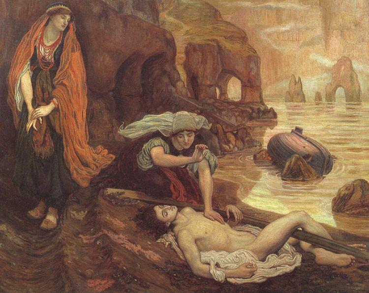 Brown, Ford Madox The Finding of Don Juan by Haidee oil painting image